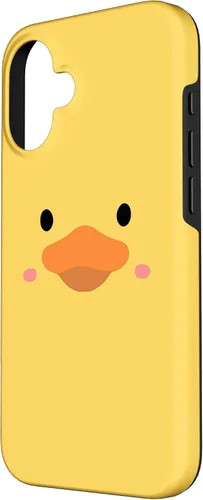 Vista 2 de Funda de pato para iPhone 16 con diseño de pato amarillo