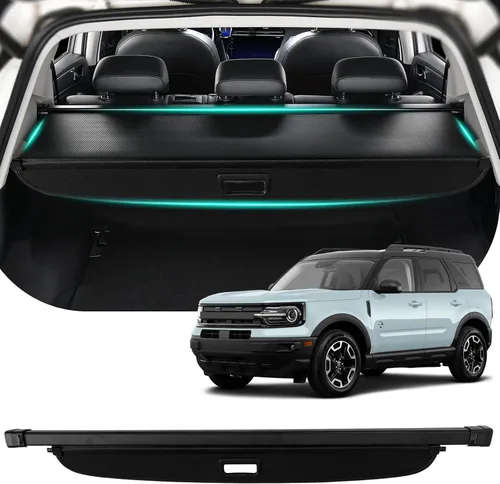 Vista 16 de Tecoom Cubierta de carga para accesorios Toyota 4Runner 2010-2024, cubierta trasera retráctil para maletero de equipaje, pantalla de privacidad