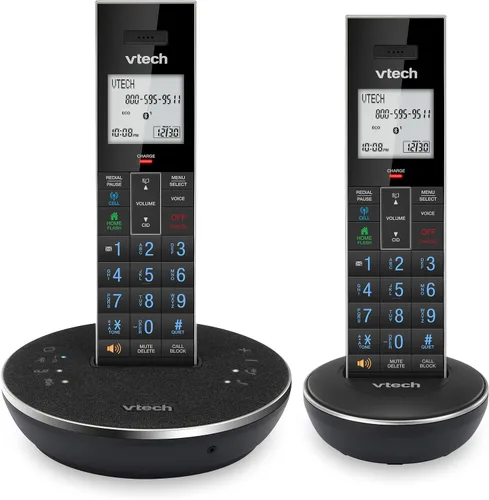 Vista 9 de VTech LS6405 - Accesorio para teléfono inalámbrico, plateado Requiere un sistema telefónico expandible de la serie VTech LS6425, LS6475, LS6426