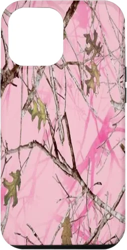 Vista 25 de Funda para iPhone 11 Pro Max con diseño de cazador de patos, color rosa