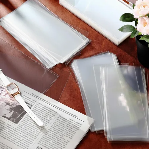 Vista 7 de Shappy 151 fundas transparentes para dinero con estuche de almacenamiento de plástico, soportes de dinero de papel, fundas para billetes de dólar