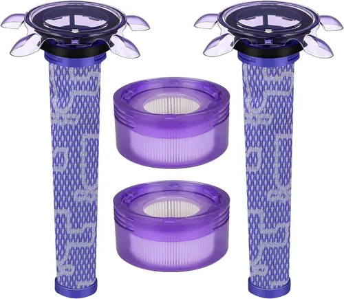 Vista 9 de Fette Filter - Kit de repuesto de filtro de vacío V8 actualizado compatible con Dyson V8 Nueva versión SV25/Dyson V8 Animal Extra 405901-01/Dyson V7