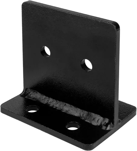 Vista 4 de 4 bases de poste ocultas de 4 x 4, soporte de placa de cuchillo resistente