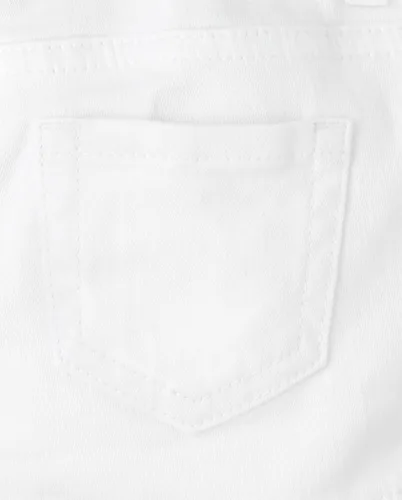 Vista 4 de The Children's Place Shorts cortos para niñas pequeñas, paquete de 3