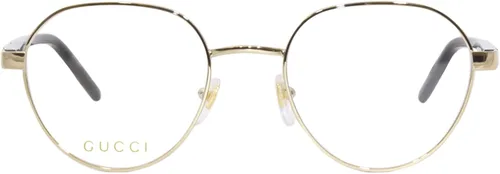 Vista 2 de Gucci GG1162O 001 Gafas redondas doradas para hombre, OroNegro-001