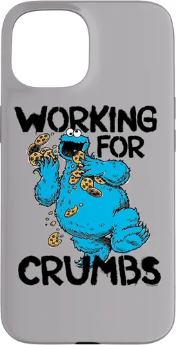 Vista 6 de iPhone 12/12 Pro Sesame Street Cookie Monster Trabajo para migas caso