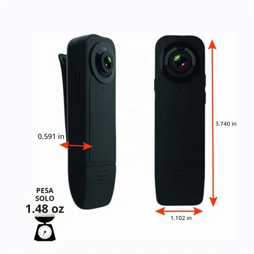Vista 2 de Docooler 1080P Mini cámara corporal con grabadora de video con clip