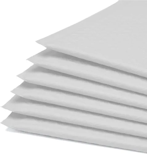 Vista 4 de PackageZoom 50 sobres acolchados de burbujas de polietileno de 4 x 8 pulgadas, sobres de envío #000, 2.5 mil