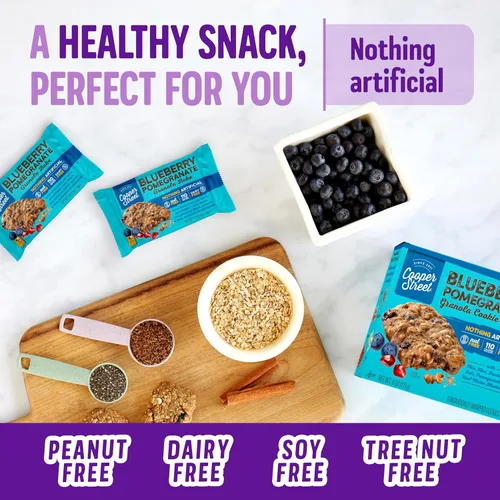 Vista 6 de Cooper Street Cookies Chewy Granola Bakes Blueberry Granate (arándano granada, 36 unidades)