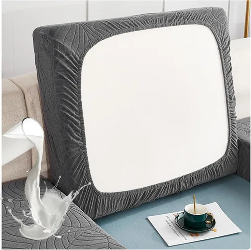 Vista 27 de Fundas de cojín para asiento de sofá, impermeables, de alta elasticidad, universal, elástica, fundas de cojín de repuesto para cojines individuales