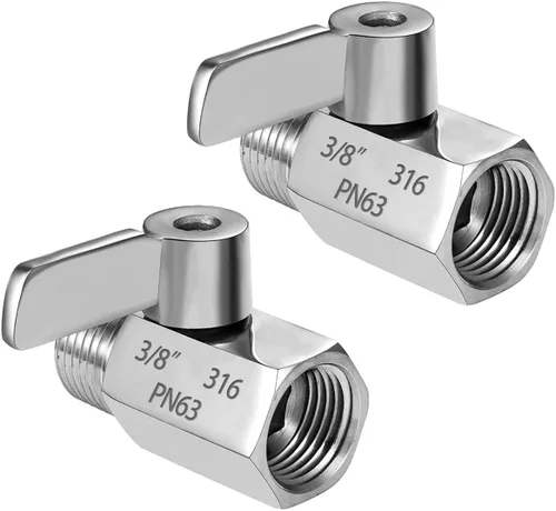 Vista 11 de Válvula de bola de acero inoxidable 316 mini válvula de cierre 1 "NPT macho hembra rosca conector de montaje de tubería para agua gas aceite