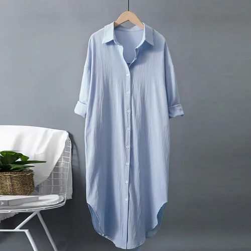 Vista 53 de Long Sleeve Shirts for Women Spring Summer Dressy Casual Button Down Plus Size Tops Office Work Blouses