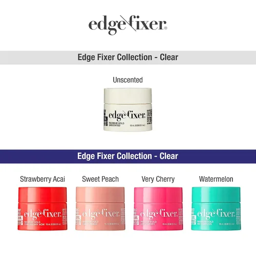 Vista 5 de Red by Kiss Edge Fixer - Gel para el cabello con infusión de biotina B7 de 24 horas, sin descamación