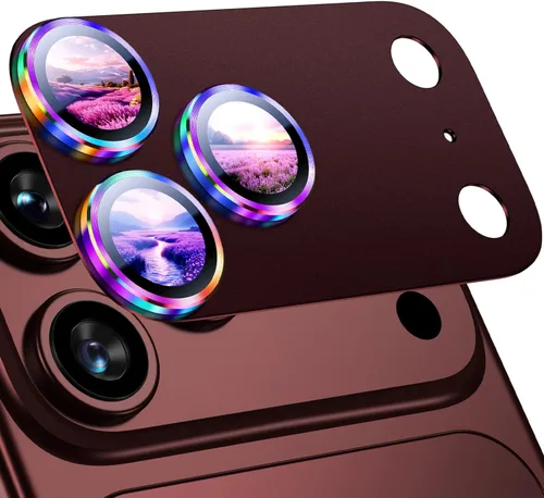 Vista 52 de Uyiton para iPhone 13 Pro/iPhone 13 Pro Max Protector de Lente de Cámara, [Fuerte Adhesión] [Protección contra Caídas] Cubierta de Cámara Posterior