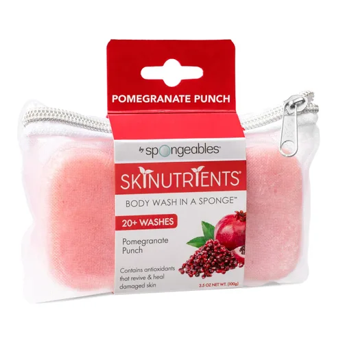 Vista 13 de Spongeables Jabón corporal en una esponja de más de 20 lavados, bayas de acai, 1 unidad