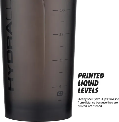Vista 5 de Hydra Cup ProFlow [Paquete de 2] Botellas agitadoras de 28 onzas para batidos de proteínas, tazas agitadoras con batidor de bolas, botella agitadora
