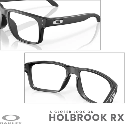 Vista 6 de Oakley Holbrook Square OX8156 - Gafas para hombre + paquete con kit de correa de accesorios, bolsa de microfibra