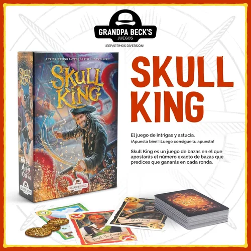Vista 2 de Grandpa Beck's Skull King Juego de mesa de los creadores de Cover Your Assets (versión en inglés)