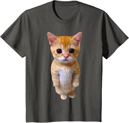 Vista 38 de El Gato Meme Sad Crying Cat Munchkin Kitty Meme Camiseta de moda Small Negro