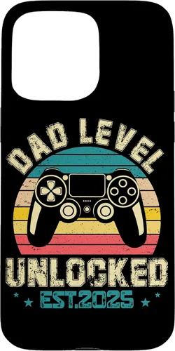 Vista 27 de iPhone XR Dad Level Unlocked EST.2025 Retro Style Case