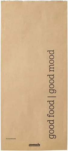 Vista 10 de Restaurantware Bag Tek - Bolsas de papel de aluminio de 6.5 x 4.1 pulgadas, 100 envoltorios para perros calientes de medio galón, papel de estraza
