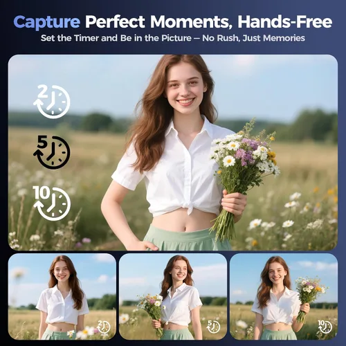 Vista 7 de Cámara digital 4K: cámaras de 64MP para fotografía vlogging - Cámara fotográfica con zoom 16X Regalos para adolescentes de 8 9 10 11 12 13 14 15 16
