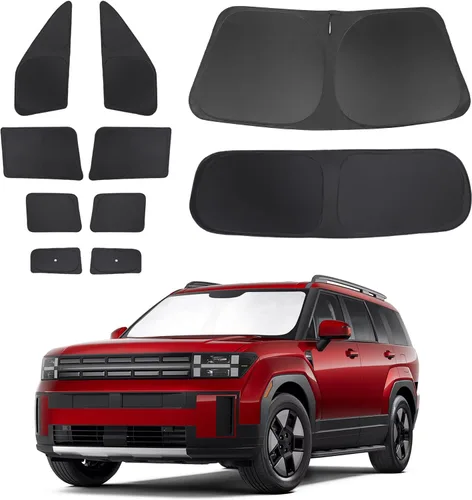 Vista 87 de TINGLU Persianas de ventana para Honda CR-V 2023-2026, accesorios para ventanas laterales de automóvil, parabrisas triangular, parasol para rayos UV