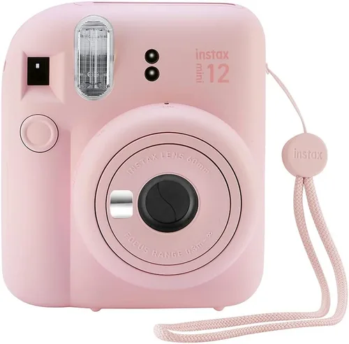 Vista 2 de Fujifilm Cámara instantánea Instax Mini 12 + 60 impresiones fotográficas + paquete de calidad fotográfica, funda, calcomanías decorativas, marcos
