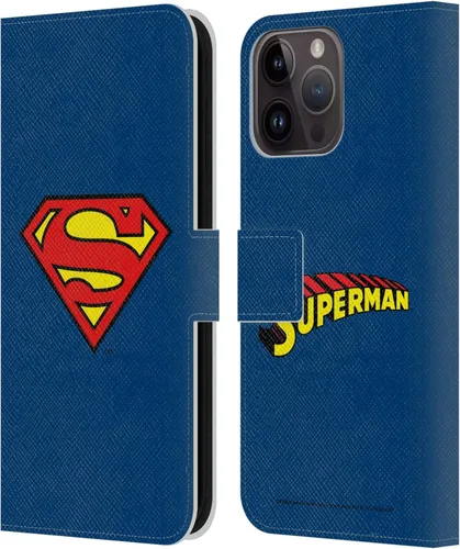 Vista 57 de Head Case Designs Funda de piel con licencia oficial de Superman DC Comics con logotipos negros y rojos compatible con Apple iPhone 11