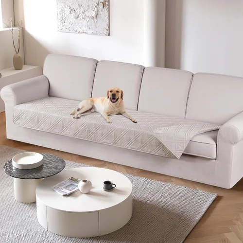 Vista 16 de TAOCOCO Funda de cojín de sofá 100% impermeable reversible, funda de asiento de sofá para perros y mascotas, funda de sofá biplaza para sofá