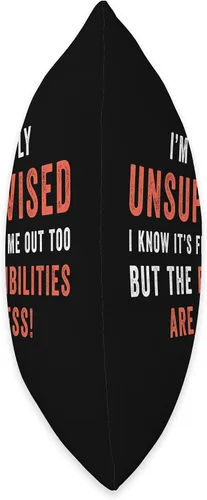 Vista 2 de I'm Currently Unsupervised But The Possibilities Are Endless Throw Pillow
