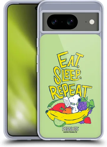 Vista 11 de Head Case Designs Officially Licensed Peanuts Charlie and Snoopy Naturally Sweet Gel Case [Military Grade Protection] Compatible with Google Pixel 8