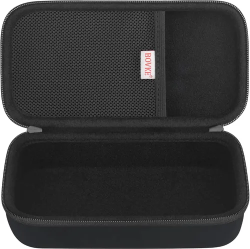 Vista 2 de BOVKE Estuche rígido de viaje para inhalador de asma, espaciador de inhalador para niños y adultos, máscaras, soporte para inhalador, bolsa