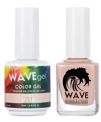 Vista 70 de WAVEGEL - Juego dúo de gel y esmalte de uñas a juego - Colección Simplicity - #P109 Blizzard I 0.5 onzas