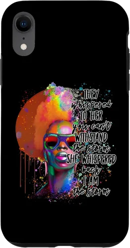 Vista 8 de Funda para iPhone 15 Black History Month I Am The Storm Women Juneteenth