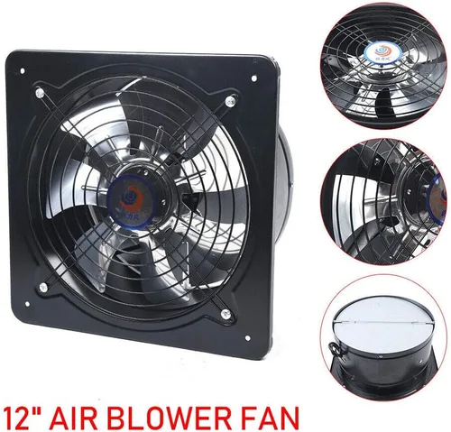 Vista 7 de Gdrasuya10 Ventilador de extractor de aire, 12" ventilador axial industrial 2800r/min 110V del extractor de la ventilación
