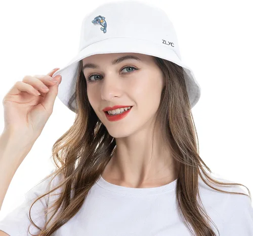 Vista 141 de ZLYC Gorra de pescador bordada de moda unisex para hombres y mujeres