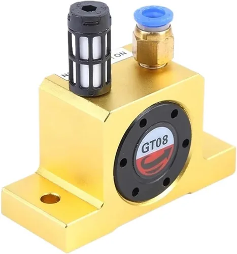 Vista 2 de Vibratory Motor, Air Compressor Pneumatic Turbo Vibrator Industrial Oscillator,industry, pipeline transportation(GT-8)