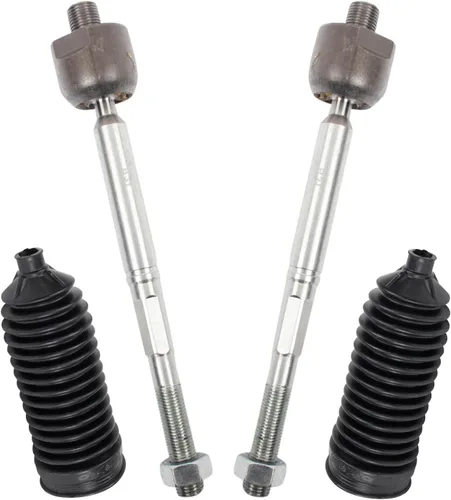 Vista 62 de TRQ Kit de dirección delantera con barra de acoplamiento de fuelle de piñón y cremallera compatible con Toyota Echo 2000-2005