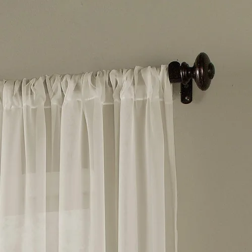 Vista 3 de Curtainworks 1Q804004OY Soho Voile Cortina Panel 1Q804004OY, 144", Oyster