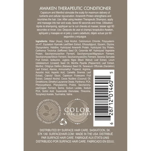 Vista 2 de Surface Acondicionador terapéutico Hair Awaken