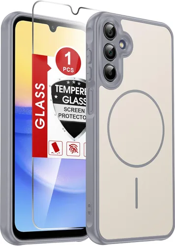Vista 351 de LeYi Funda para teléfono Samsung-S23: protector de pantalla e imán MagSafe Púrpura