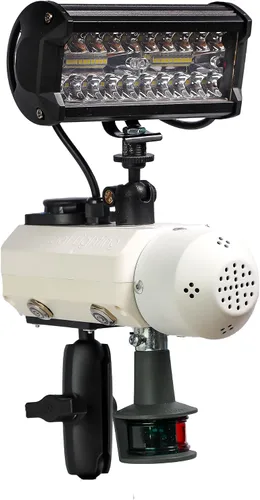 Vista 7 de EarlyBird KAYAK (PaddleBird) Full + NAV 1" RAM LED 120W/12,000 lúmenes USCG 2nm Bow Nav Puerto USB remoto llavero para LED/cuerno Nueva aplicación