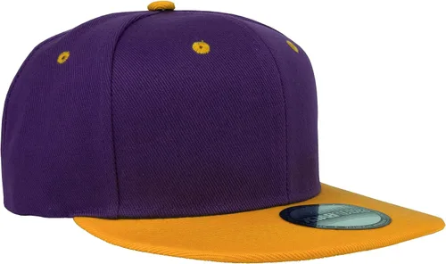 Vista 30 de Gorras Snapback Gelante para Hombres - Gorra de Béisbol con Visera Plana Ajustable - Liso en Blanco Ajustable Negro