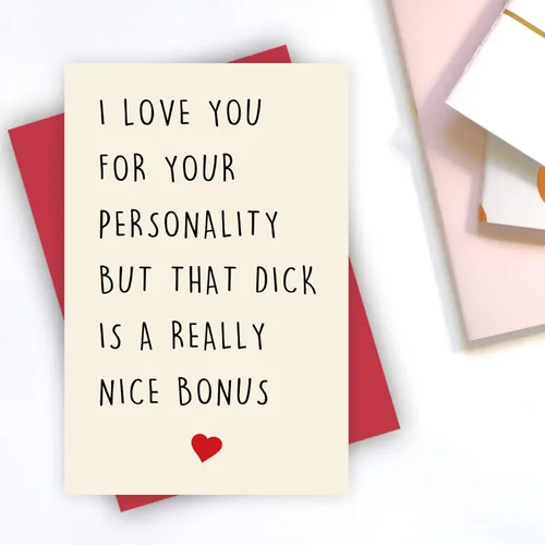 Vista 3 de Alzombi Tarjeta especial de aniversario, divertida tarjeta de cumpleaños sucio de San Valentín para marido, novio, él, prometido, hombres