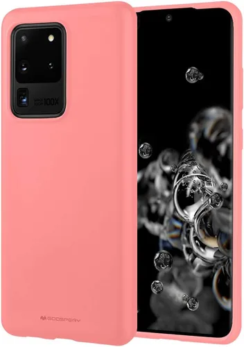 Vista 10 de GOOSPERY Soft Feeling Jelly para Samsung Galaxy S20 Ultra Case (2020) Funda protectora delgada sedosa (negro)