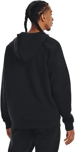 Vista 2 de Under Armour Rival - Sudadera de vellón para hombre, con capucha y cierre con cremallera completa