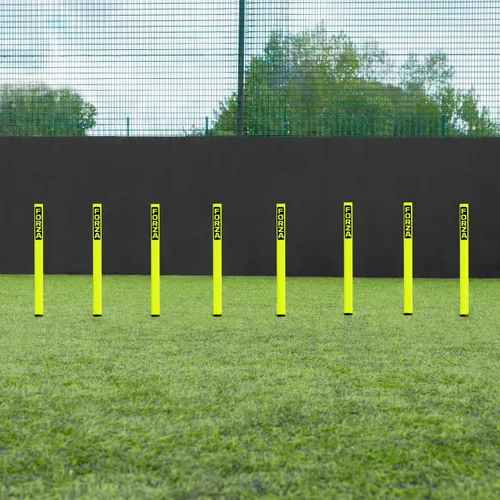 Vista 39 de FORZA Slalom - Bastones de agilidad Mejora la resistencia, la velocidad y el juego de pies Opciones de color, tamaño y base de goma disponibles