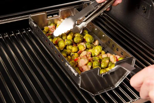 Vista 7 de Broil King 64875 Rotisserie Tumble Basket SS, Plata