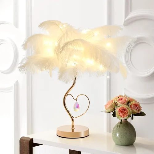 Vista 11 de ZYLEISENBAO Lámpara de Flor de Rosa Rosa Romántica Lámpara de Mesita de Noche Princesa Lámpara de Mesa de Flor para Mesita de Noche Luz de Rosado